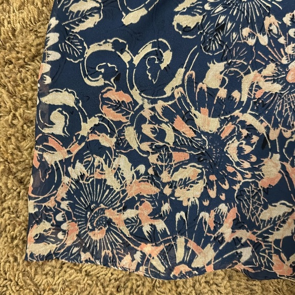 NWOT Lane Bryant Dress V Neck Tank Top. Navy with a floral pattern. Size… - Picture 2 of 3